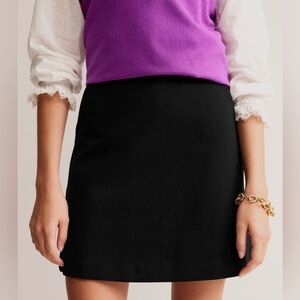Boden Black Mini Skirt